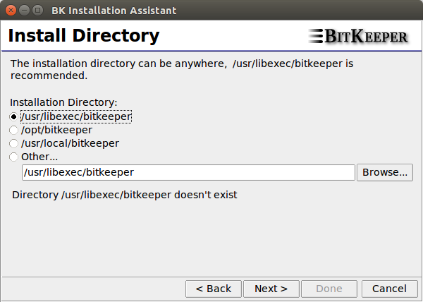 testdrive linux install directory